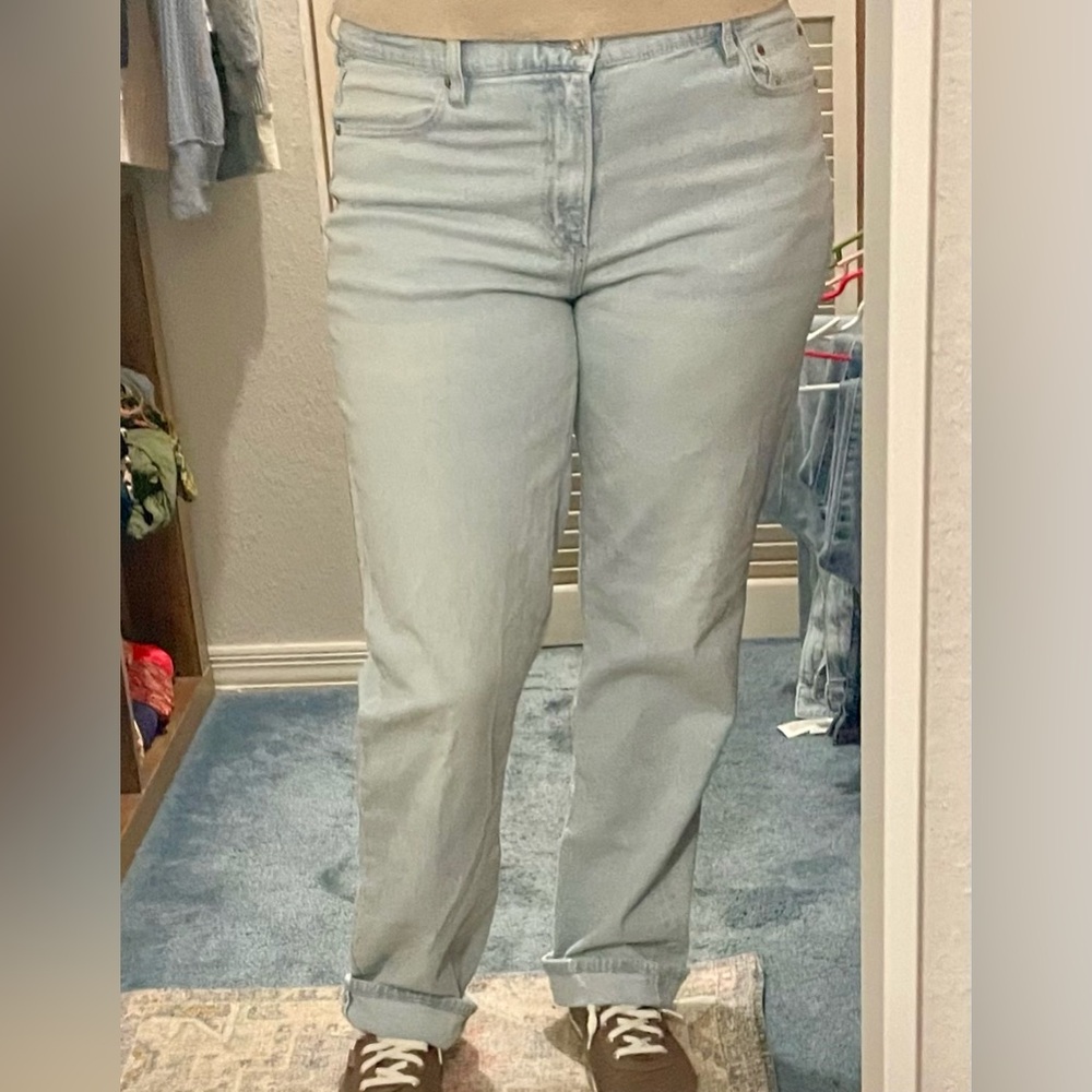 American Eagle X Long Super High Rise Straight